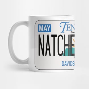 Natchez Trace Parkway, Tennessee license plate Mug